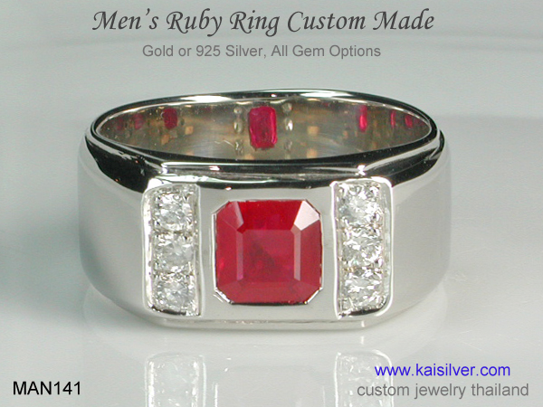 Retro Stainless Steel Ring Anti-grain Stone Ring Jewelry Men's Ring Couple  Rings | eBay
